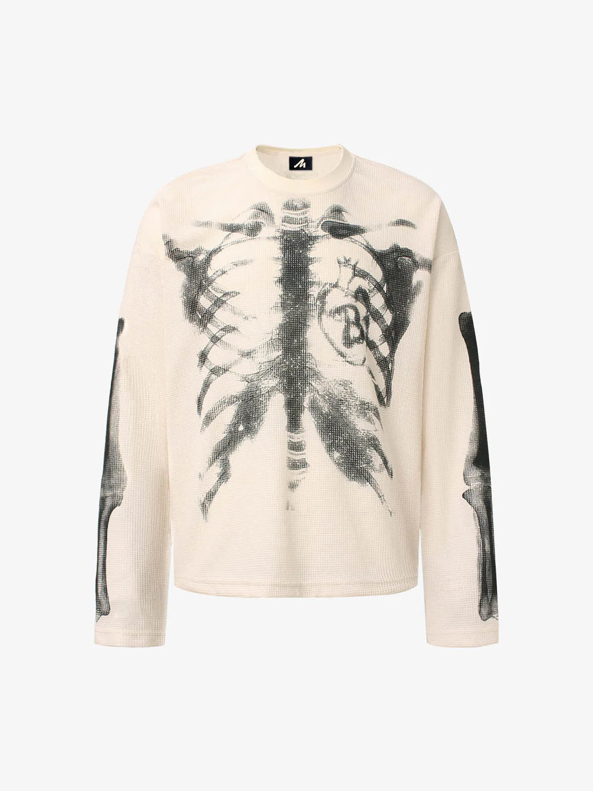 Skeleton Long Sleeve T-Shirt White
