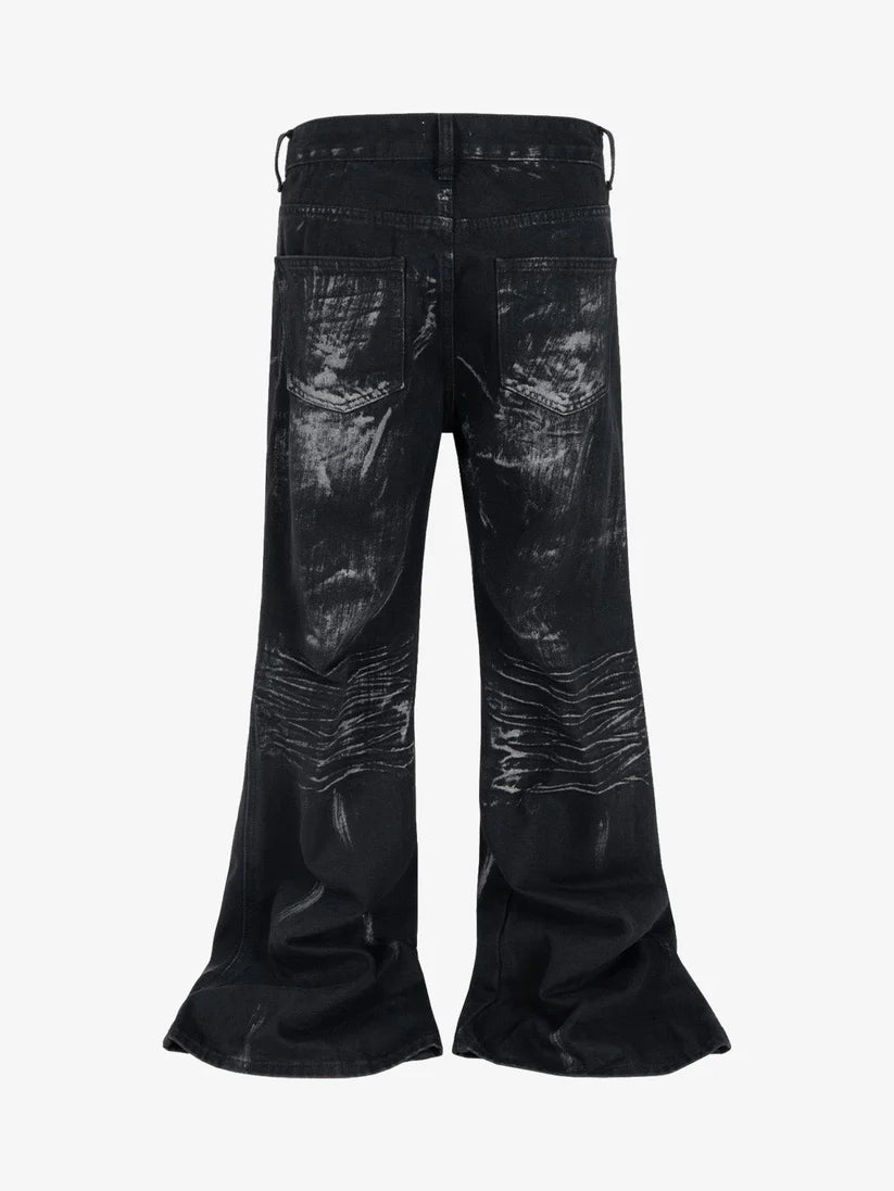 Star Diamond Flared Jeans