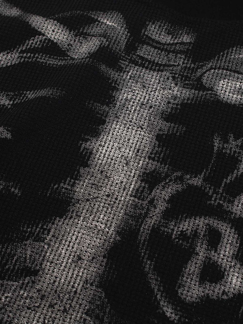 Skeleton Long Sleeve T-Shirt Black
