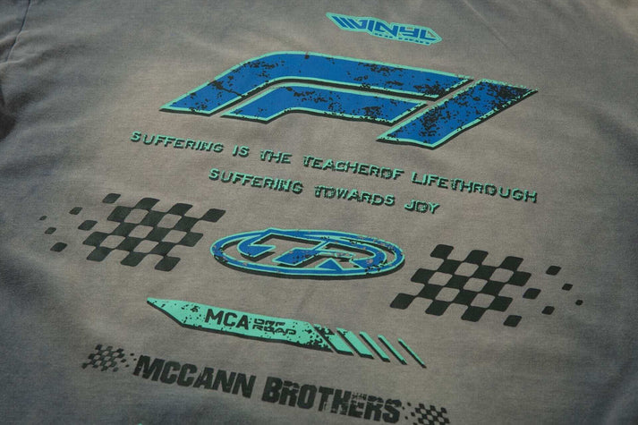 Racing Long Sleeve T-Shirt White