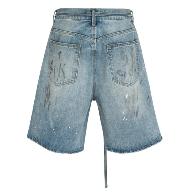 Stained Shorts Jeans