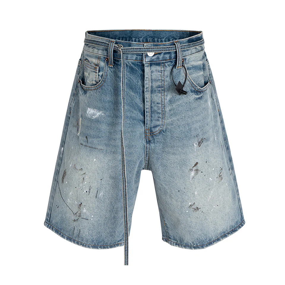 Stained Shorts Jeans