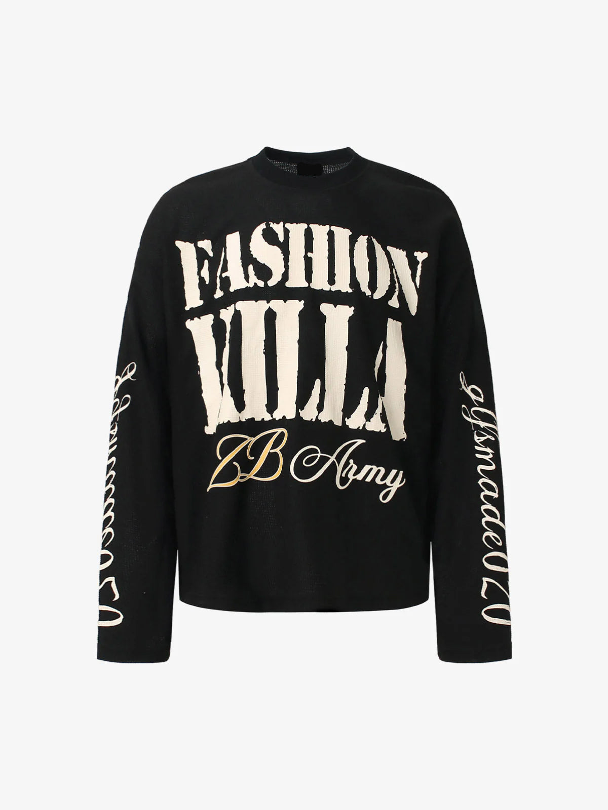 Retro Long Sleeve T-Shirt Black